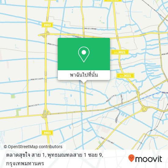 ตลาดสุขใจ สาย 1, พุทธมณฑลสาย 1 ซอย 9 แผนที่