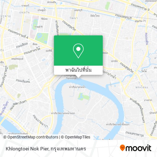 Khlongtoei Nok Pier แผนที่