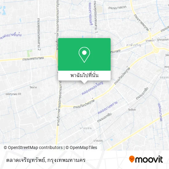 ตลาดเจริญทรัพย์ แผนที่