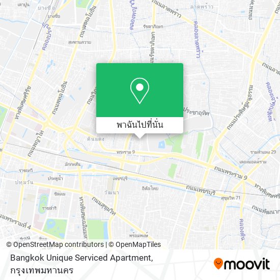 Bangkok Unique Serviced Apartment แผนที่