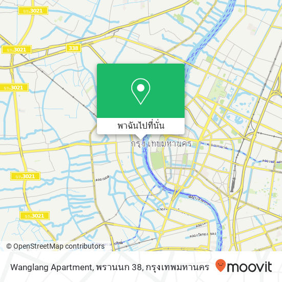 Wanglang Apartment, พรานนก 38 แผนที่
