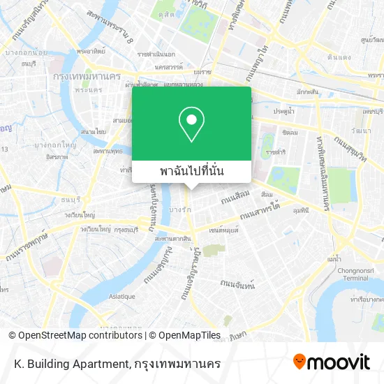 K. Building Apartment แผนที่