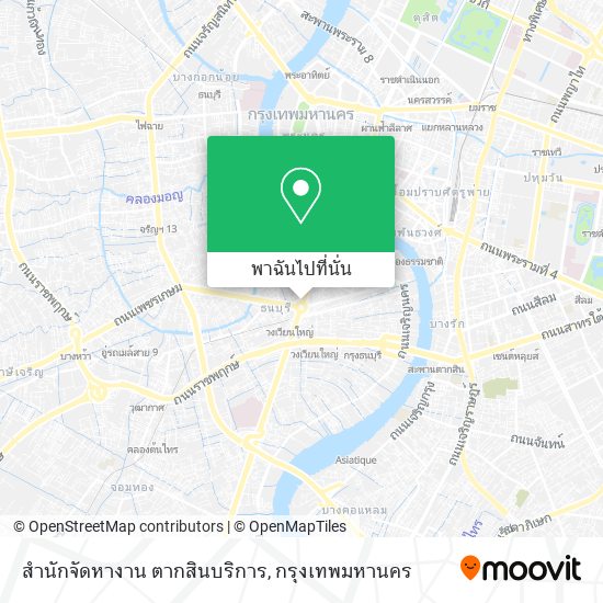 สำนักจัดหางาน ตากสินบริการ แผนที่