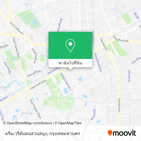 ดรีมเวริด์แดนสวนสนุก แผนที่