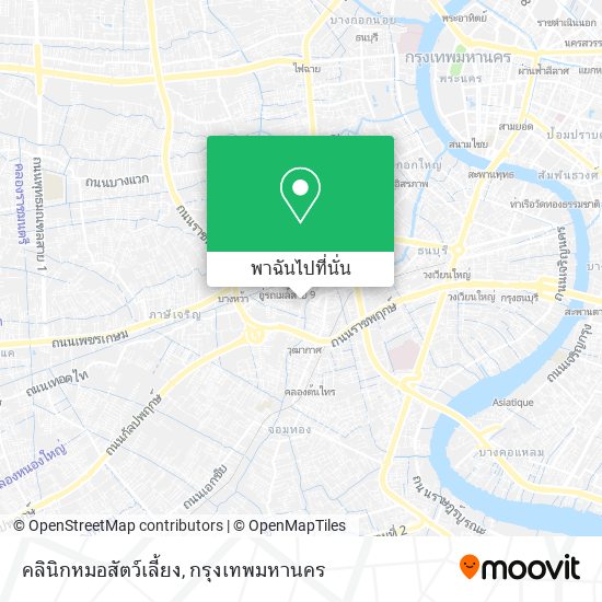 คลินิกหมอสัตว์เลี้ยง แผนที่