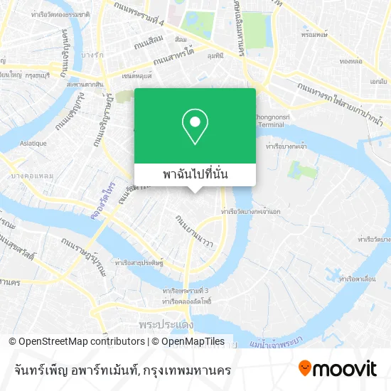 จันทร์เพ็ญ อพาร์ทเม้นท์ แผนที่