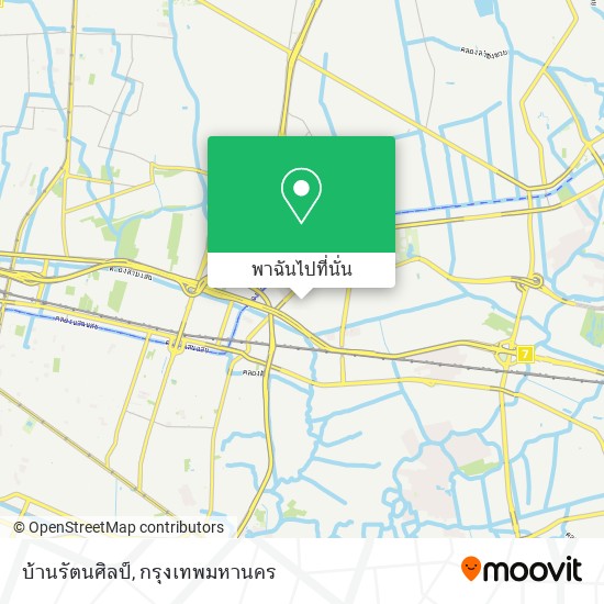 บ้านรัตนศิลป์ แผนที่