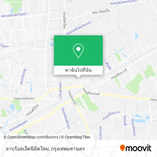 ลาบร้อยเอ็ดนิมิตใหม่ แผนที่