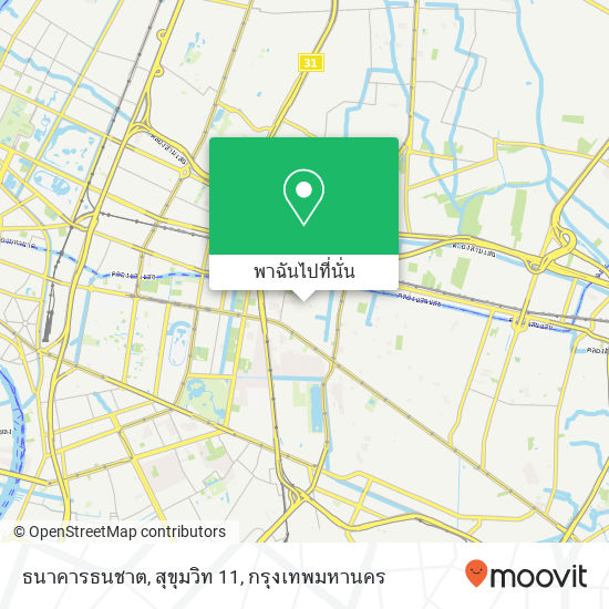 ธนาคารธนชาต, สุขุมวิท 11 แผนที่