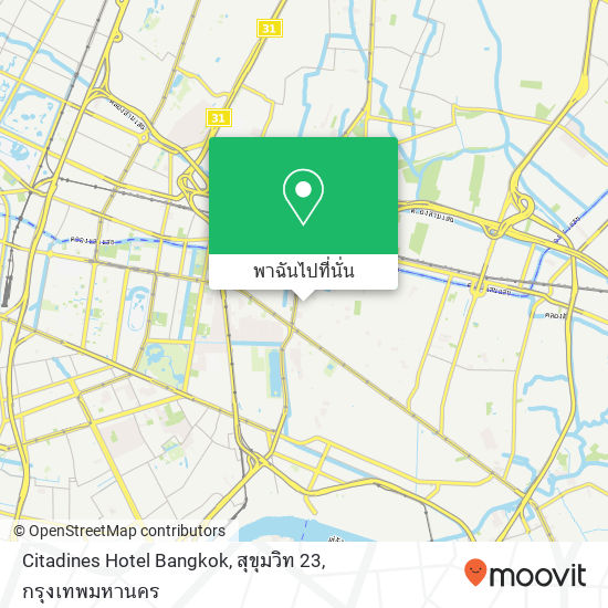 Citadines Hotel Bangkok, สุขุมวิท 23 แผนที่