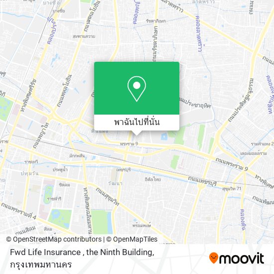 Fwd Life Insurance , the Ninth Building แผนที่