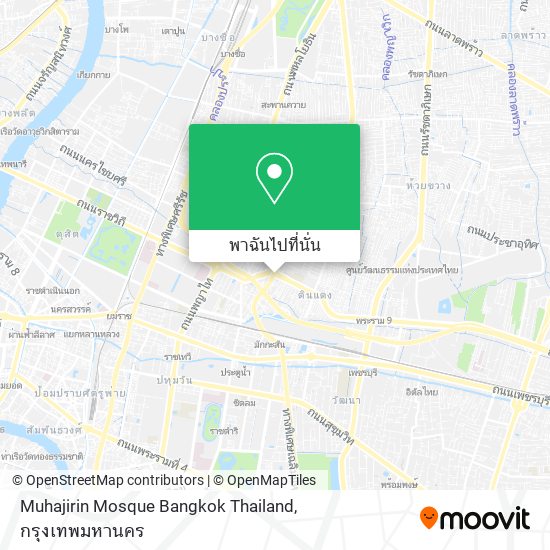 Muhajirin Mosque Bangkok Thailand แผนที่