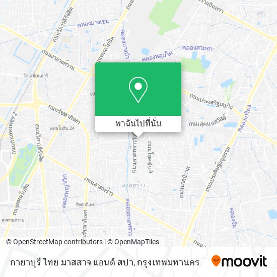กายาบุรี ไทย มาสสาจ แอนด์ สปา แผนที่