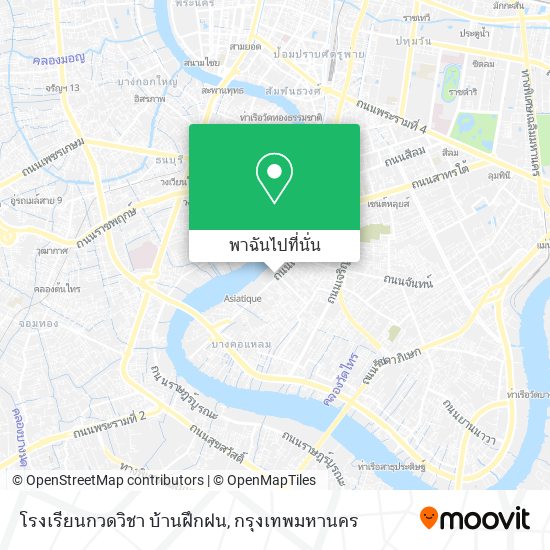 โรงเรียนกวดวิชา บ้านฝึกฝน แผนที่