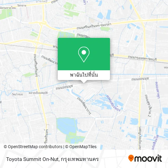 Toyota Summit On-Nut แผนที่