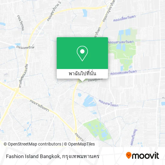 Fashion Island Bangkok แผนที่