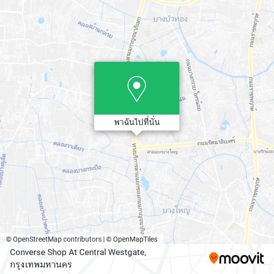 Converse Shop At Central Westgate แผนที่