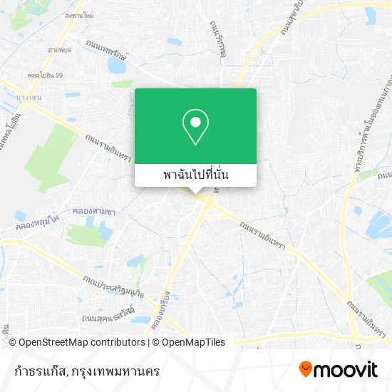 กำธรแก๊ส แผนที่