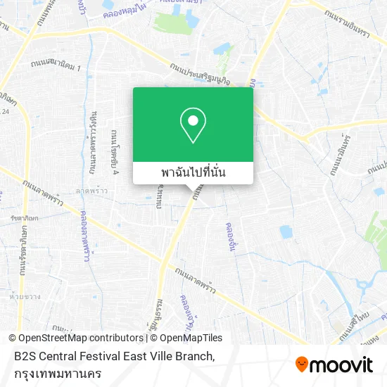 B2S Central Festival East Ville Branch แผนที่