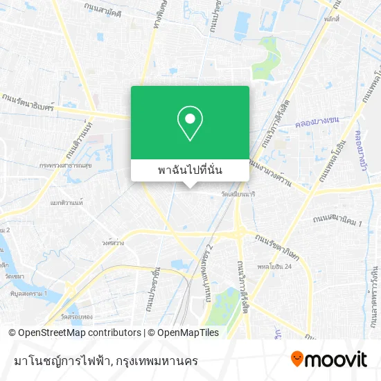 มาโนชญ์การไฟฟ้า แผนที่