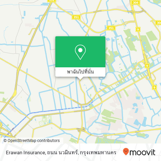 Erawan Insurance, ถนน นวมินทร์ แผนที่