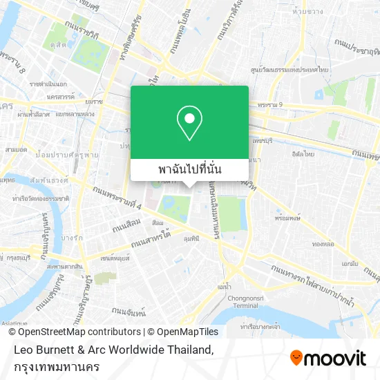 Leo Burnett & Arc Worldwide Thailand แผนที่