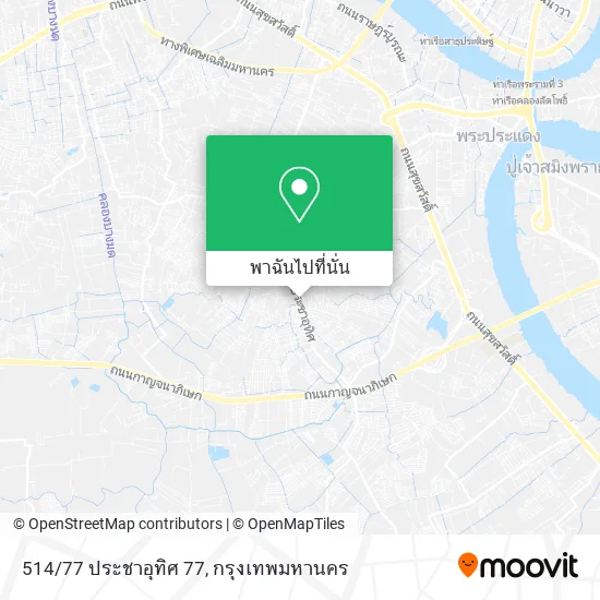 514/77 ประชาอุทิศ 77 แผนที่