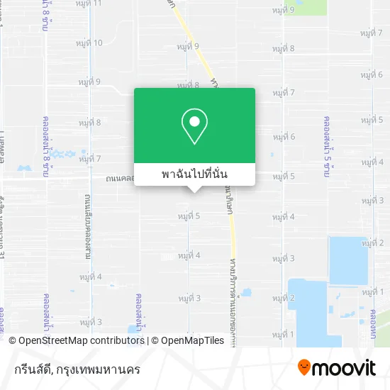 กรีนส์ดี แผนที่