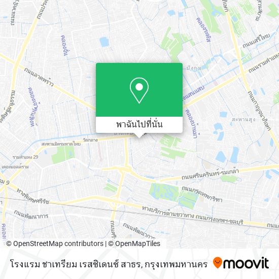 โรงแรม ชาเทรียม เรสซิเดนซ์ สาธร แผนที่