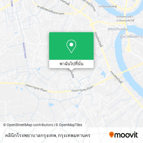 คลินิกโรงพยาบาลกรุงเทพ แผนที่