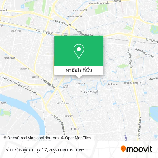 ร้านช่างตู่อ่อนนุช17 แผนที่