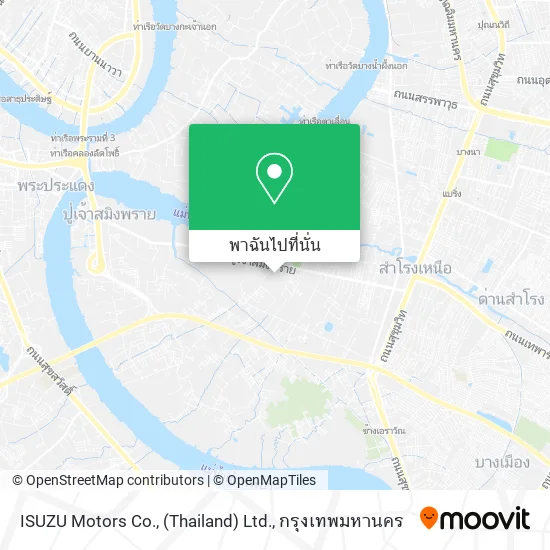 ISUZU Motors Co., (Thailand) Ltd. แผนที่