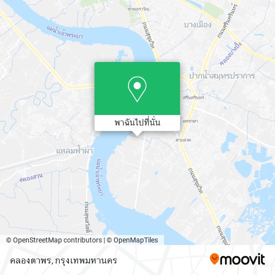 คลองตาพร แผนที่