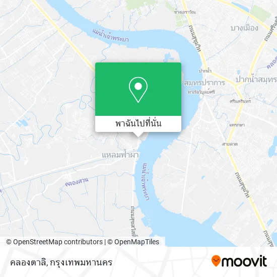 คลองตาลิ แผนที่