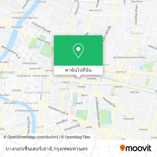 บางกอกเซ็นเตอร์เฮาส์ แผนที่