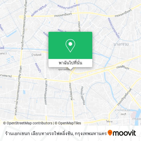 ร้านเอกเขนก เลียบทางรถไฟตลิ่งชัน แผนที่