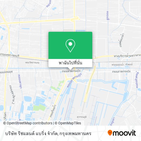 บริษัท ริชแลนด์ แบริ่ง จำกัด แผนที่