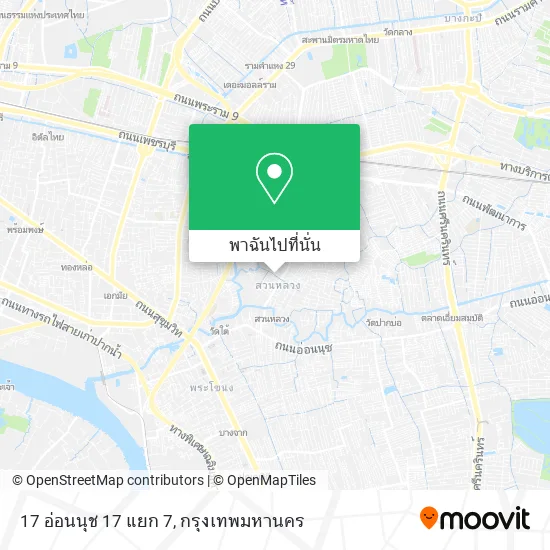 17 อ่อนนุช 17 แยก 7 แผนที่