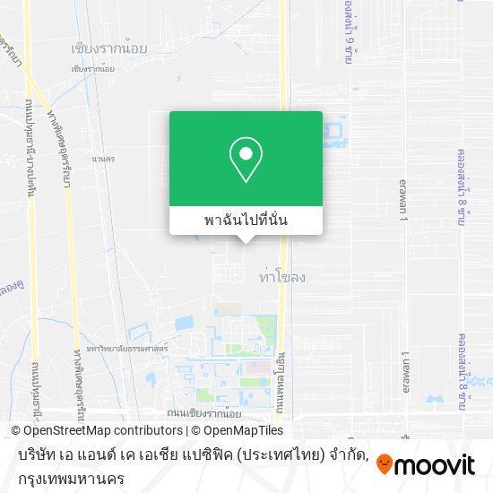 บริษัท เอ แอนด์ เค เอเชีย แปซิฟิค (ประเทศไทย) จำกัด แผนที่
