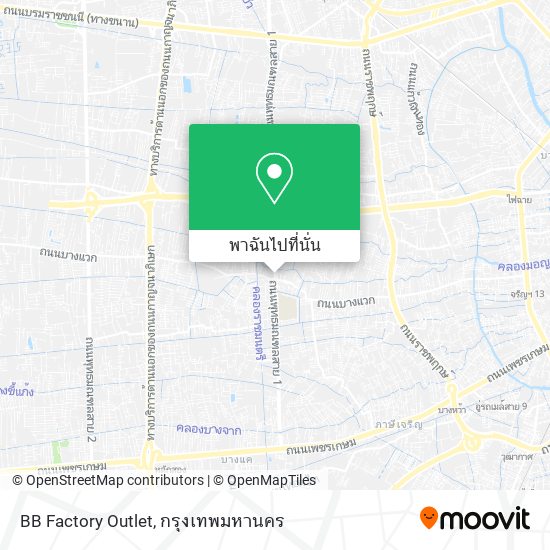 BB Factory Outlet แผนที่