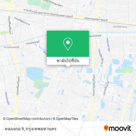 คลองถม 9 แผนที่