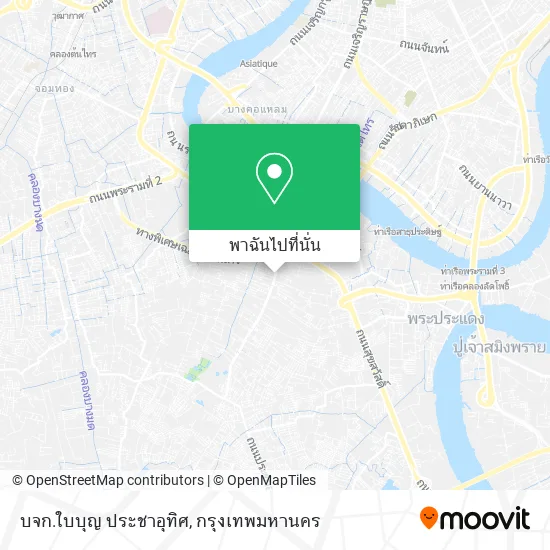 บจก.ใบบุญ ประชาอุทิศ แผนที่