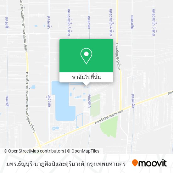 มทร.ธัญบุรี-นาฏศิลป์และดุริยางค์ แผนที่