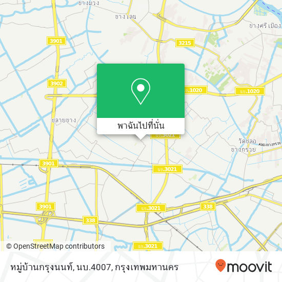 หมู่บ้านกรุงนนท์, นบ.4007 แผนที่