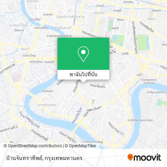 บ้านจันทราทิพย์ แผนที่