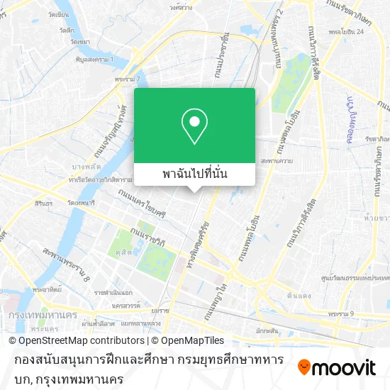 กองสนับสนุนการฝึกและศึกษา กรมยุทธศึกษาทหารบก แผนที่