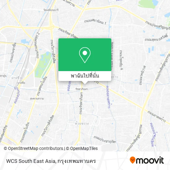 WCS South East Asia แผนที่