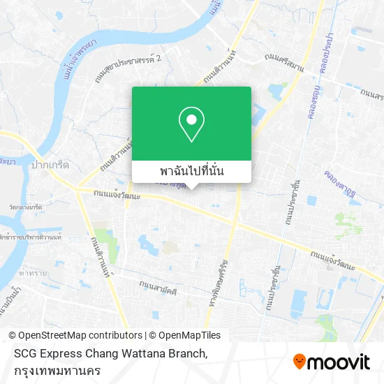 SCG Express Chang Wattana Branch แผนที่