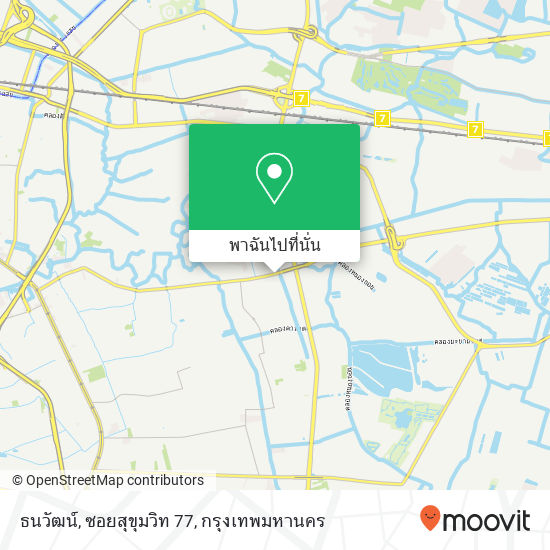 ธนวัฒน์, ซอยสุขุมวิท 77 แผนที่