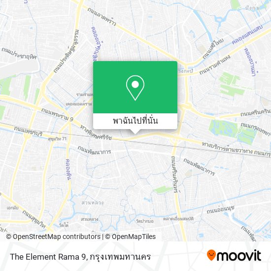 The Element Rama 9 แผนที่